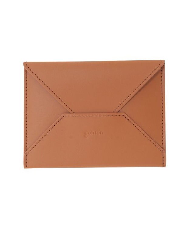genten コンパト エンベロープカードホルダー チャ