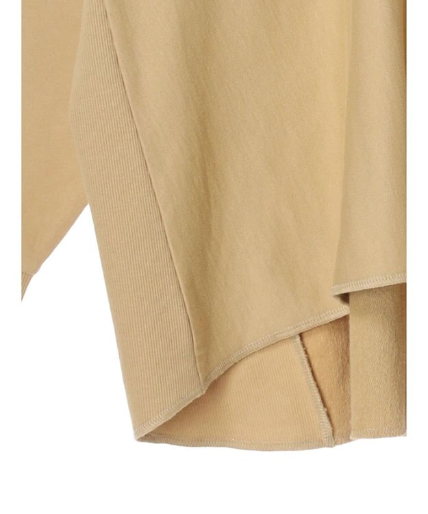 CRAFT STANDARD BOUTIQUE プリント裏毛チュニック Beige