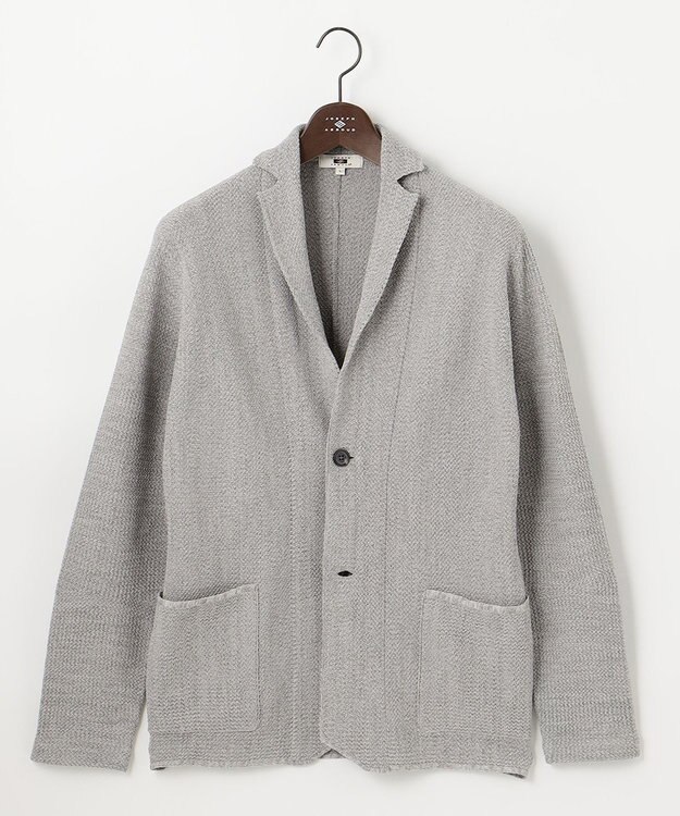 JOSEPH ABBOUD 【イージーケア】ホールガーメントリンクス　ニット ライトグレー系