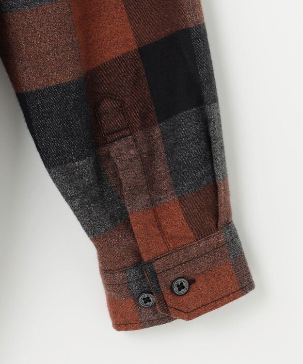 JOSEPH ABBOUD MOUNTAIN 【UNISEX】オーガニックマウンテン ネルシャツ オレンジ系4