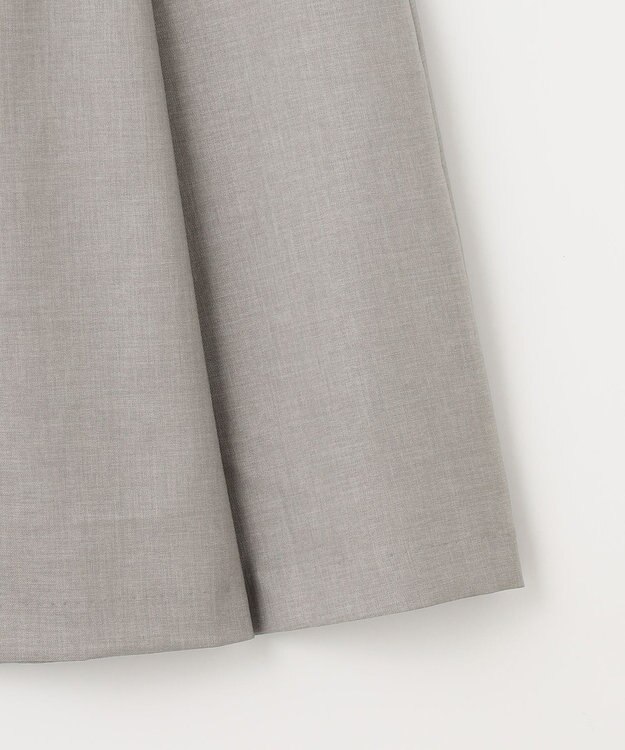 J.PRESS LADIES 【セットアップ対応・洗える・UVケア・速乾】 OXIJEWELストレッチ スカート ライトグレー系