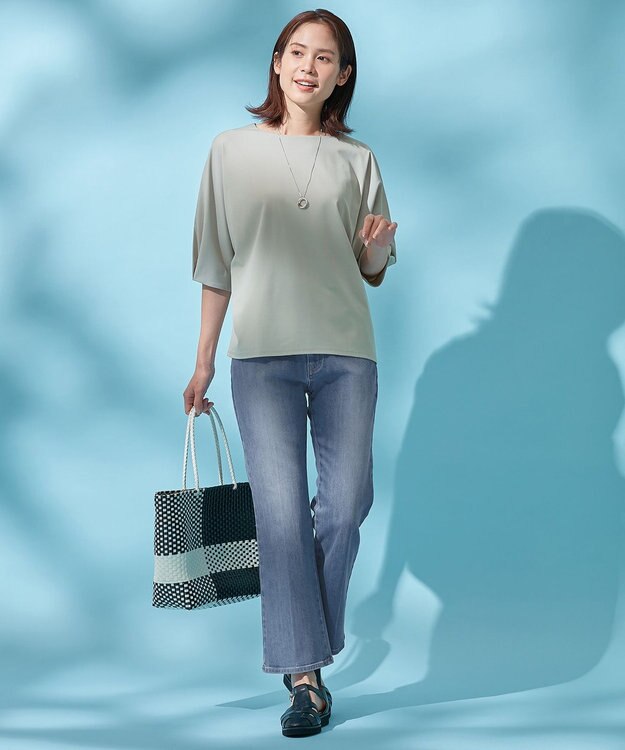 ANY ドルマンタックスリーブトップス ミント