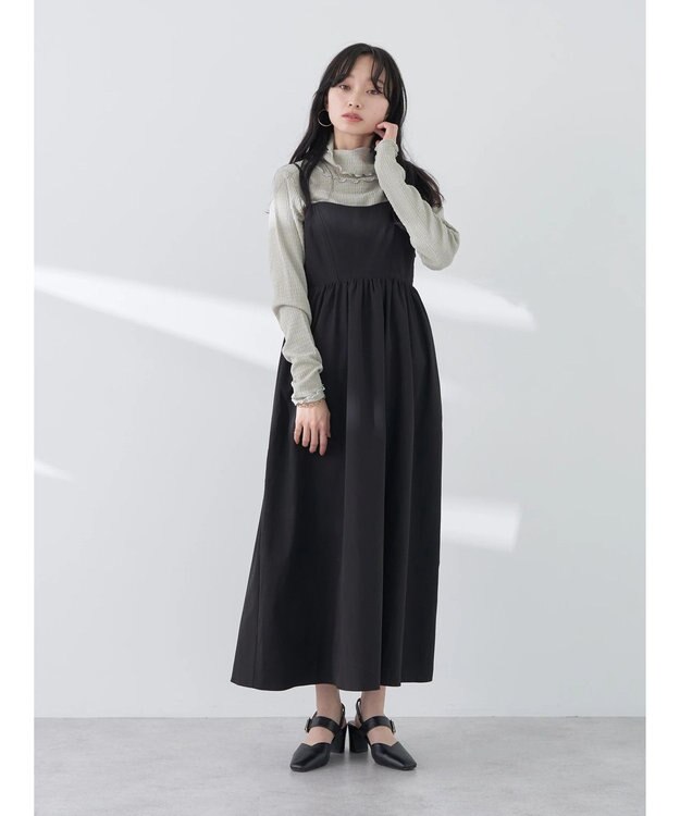 earth music&ecology キャミワンピース Black