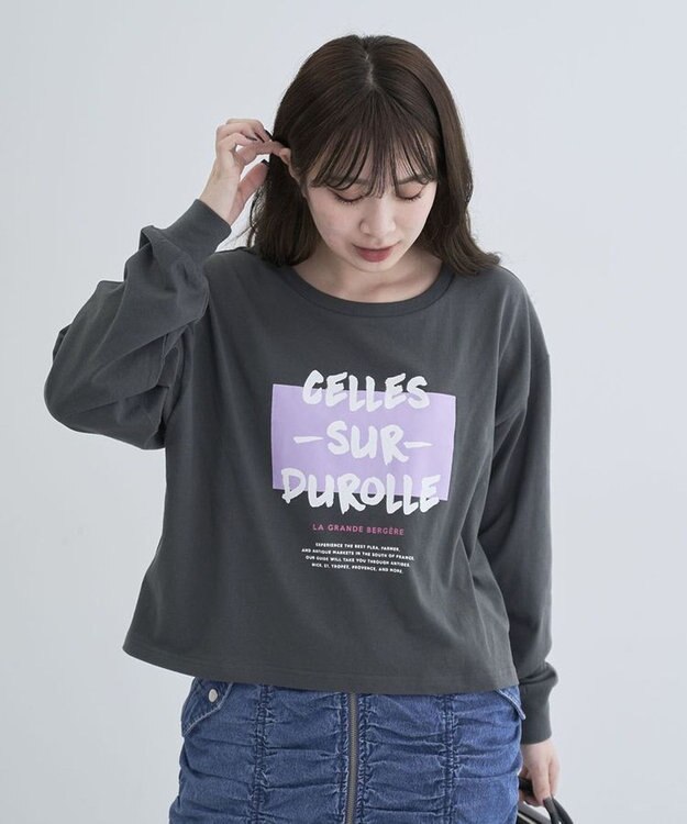 Green Parks アソート長袖ロゴロンＴＥＥ Gray