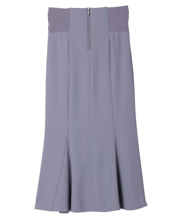 earth music&ecology バックレースサイドリブマーメイドスカート Blue