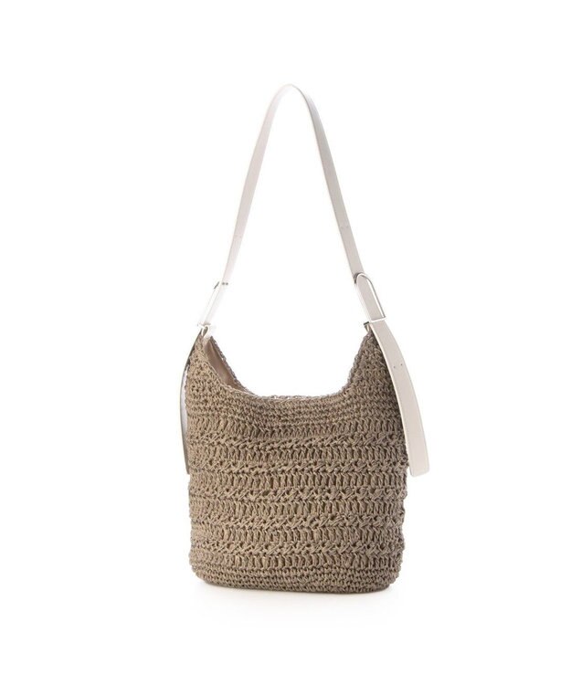 UNBILLION カシュカシュ cachecache / フリーハンドル柄編トート GY