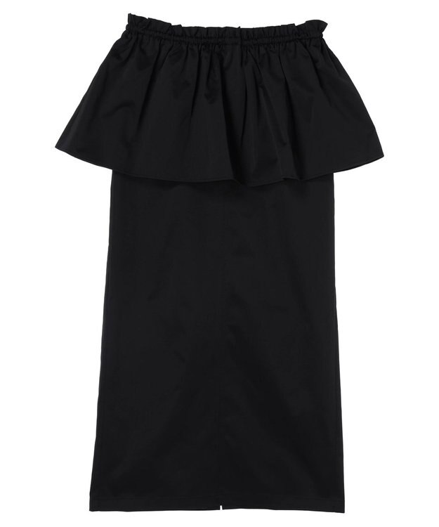 Green Parks ・ＳＵＧＡＲ　ＳＰＯＯＮ　３ｗａｙペプラムスカート Black