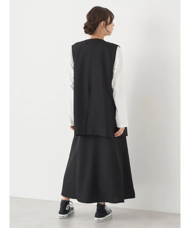 earth music&ecology ノーカラージレ Black