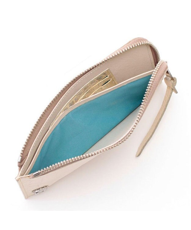 A.D.M.J. 【牛革】ヴィッテリグリシャムウェンディ　オーガナイザーパース ゴールド