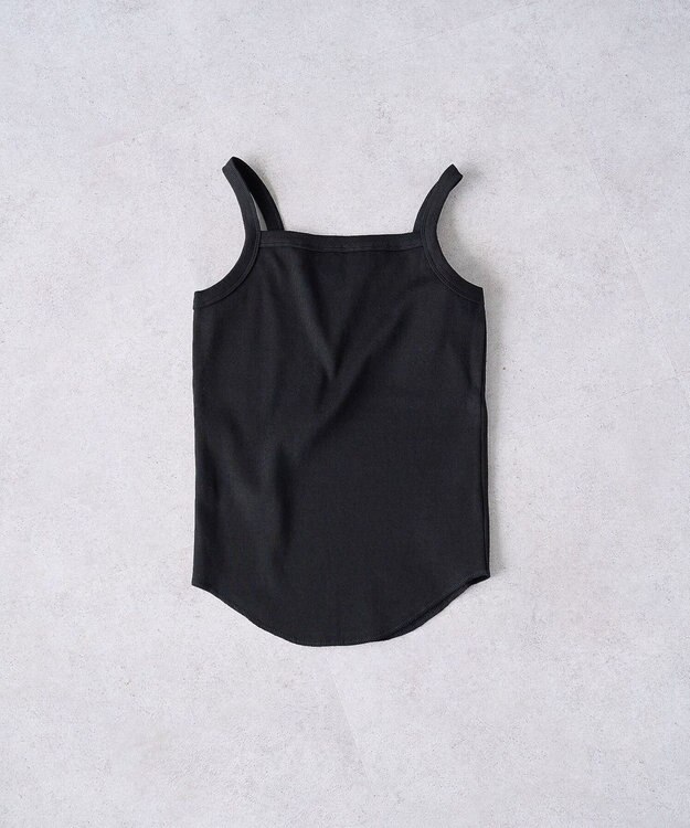 AMERICAN HOLIC 抗菌防臭テレコキャミソール Black