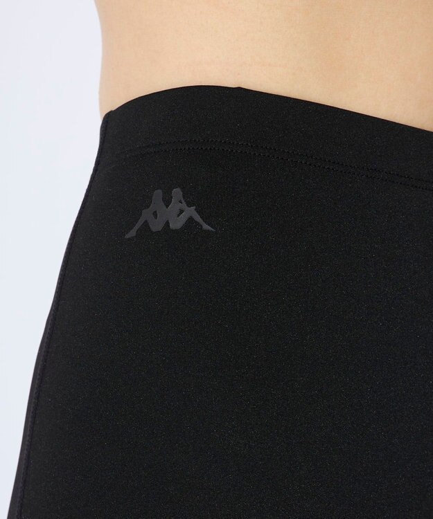 OP／FILA 【Kappa】スポーツレギンス｜コンプレッションウェア ブラック×ブラック