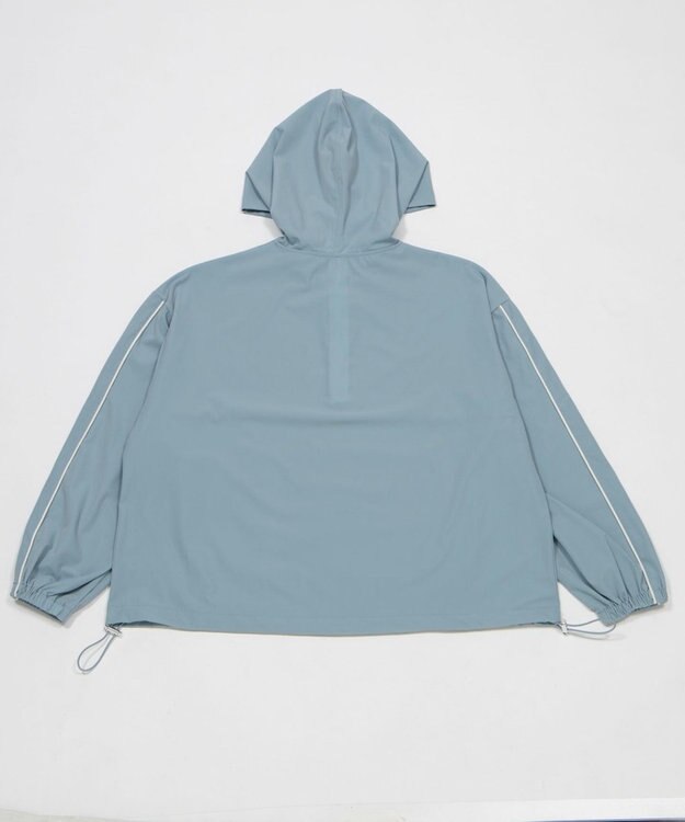 WEGO 【日焼け対策/セットアップ対応】ラッシュガードラインアノラックパーカー ブルー