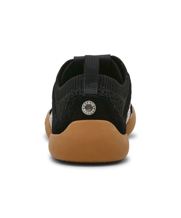 STEVE MADDEN BISCOTTI レトロコートニットスニーカー ブラックシルバー