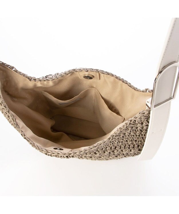 UNBILLION カシュカシュ cachecache / フリーハンドル柄編トート GY