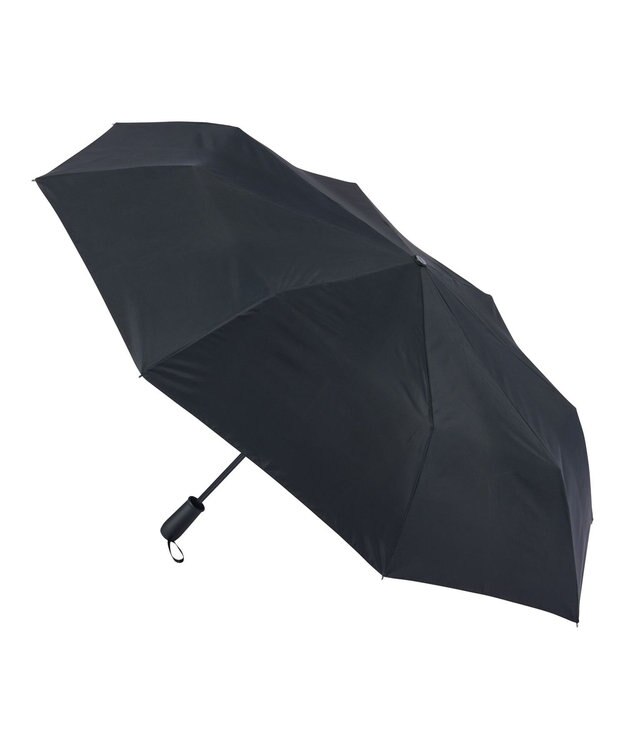MOONBAT 【超撥水/耐風/大きい】フロータス(FLO(A)TUS) 折りたたみ傘  UV 大きいサイズ 無地 60cm ブラック