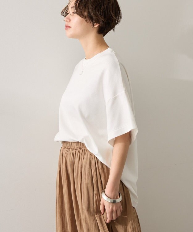 AMERICAN HOLIC 【接触冷感】スムースボクサーＴシャツ Off White