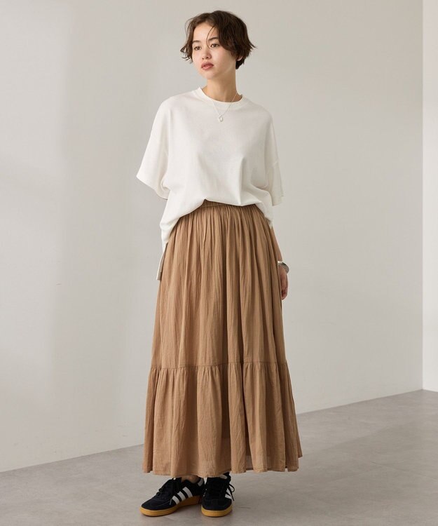 AMERICAN HOLIC 【接触冷感】スムースボクサーＴシャツ Off White