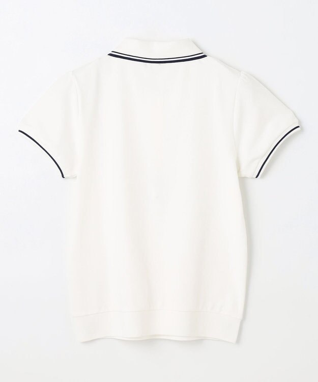 組曲 KIDS 【150-170㎝】ストレッチカノコ ポロシャツ オフホワイト