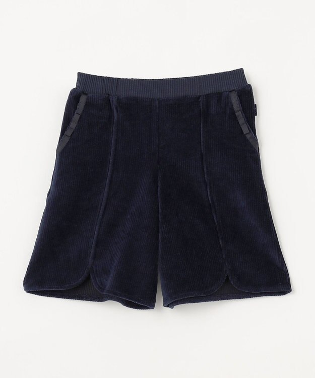 組曲 KIDS 【110-140㎝】コーディロイ ハーフパンツ ネイビー系