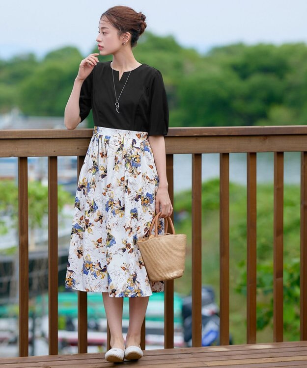 Tiaclasse 【新色追加】テーパードコロールバッグ キャメル