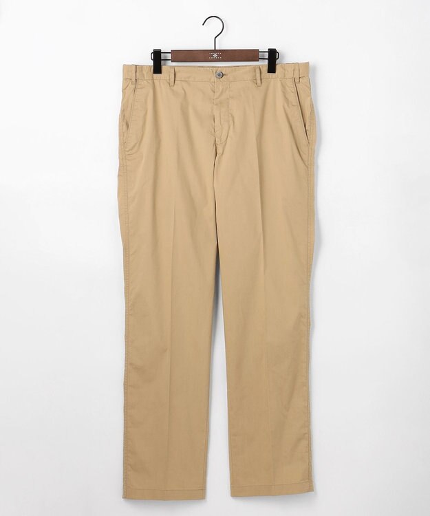 JOSEPH ABBOUD 【キングサイズ・ウエストも伸びる!/JAPANファブリック】ヴィンテージコットン ストレッチ パンツ ベージュ系