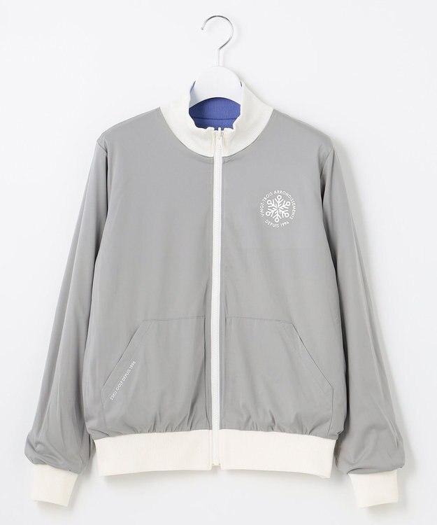 23区GOLF 【WOMEN】【リバーシブル】ノルディック柄　リバーシブル ブルゾン アイボリー系