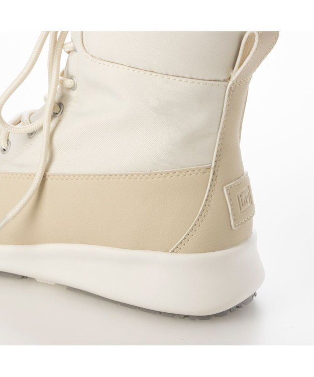 ing <ing>【レイン・スノー対応】レースアップスニーカーブーツ アイボリー