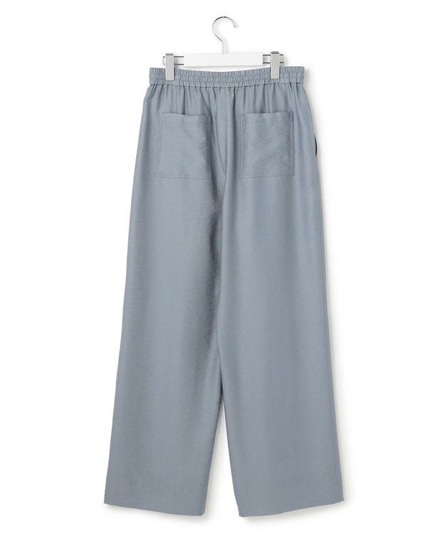 ICB L 【先行予約】ワッシャーツイル ワイドストレートパンツ プルシアンブルー