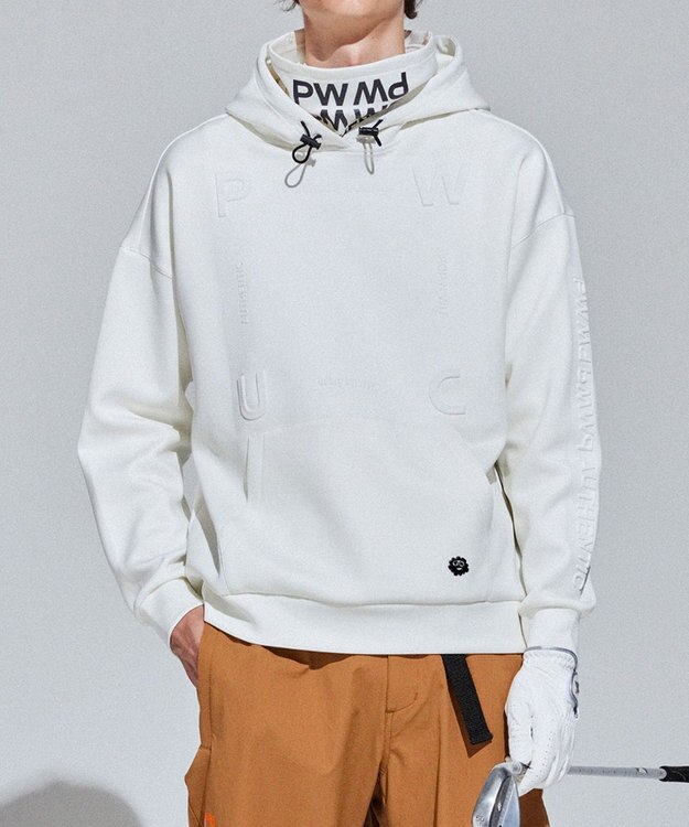 PW CIRCULUS 【MEN】 デタッチャブルフーディー ホワイト系