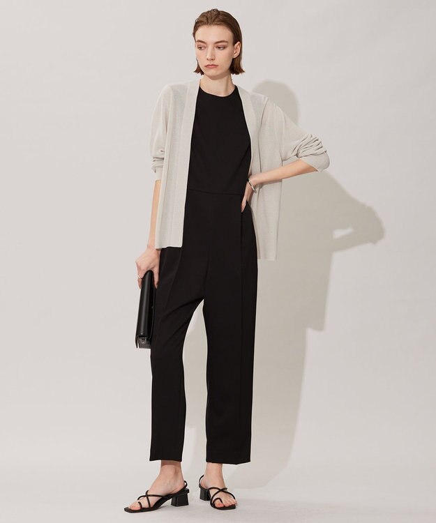 ICB L 【洗える】 コットンアセテート カーディガン トープ系