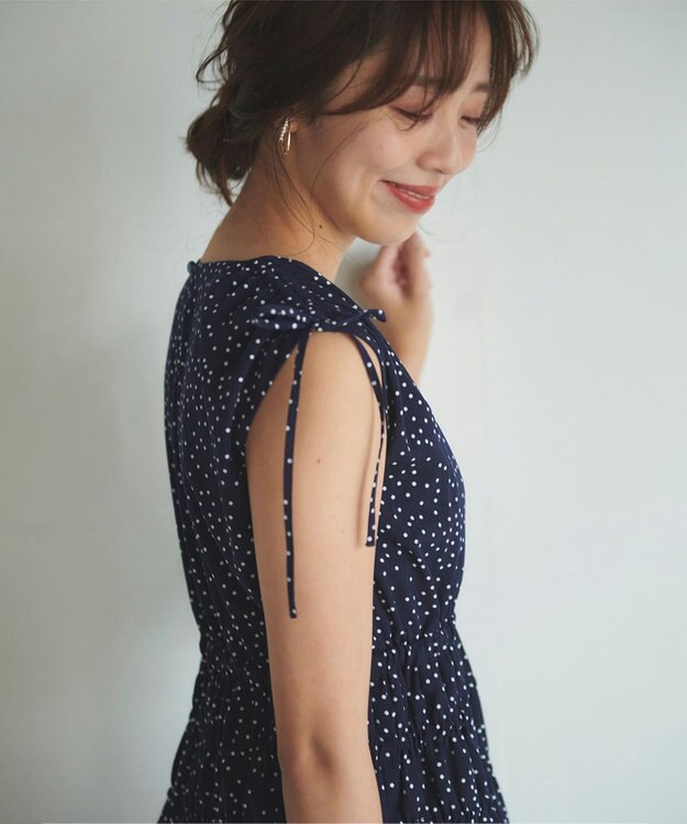 Feroux 【洗える】サマードロスト ワンピース ネイビー系5