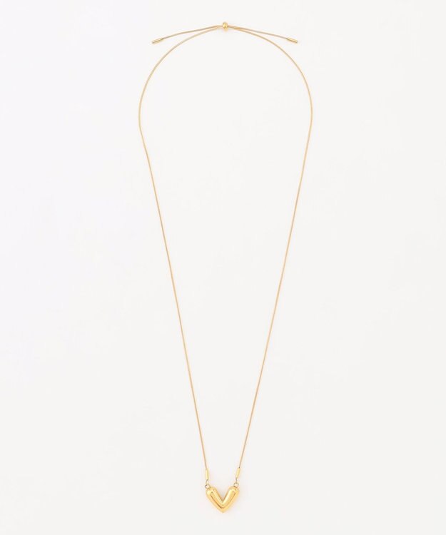 自由区 ハートモチーフ ネックレス ゴールド