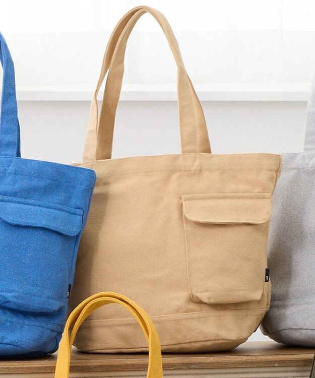 ROOTOTE 3701【ルートート】SN.ミディアム.リサイクルコットン-G 06：ビスケット