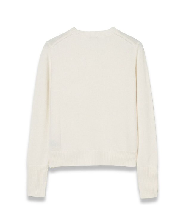 JOSEPH 【FOUNDATIONS】ライトピュアカシミヤ　ラウンドネックニット Ivory