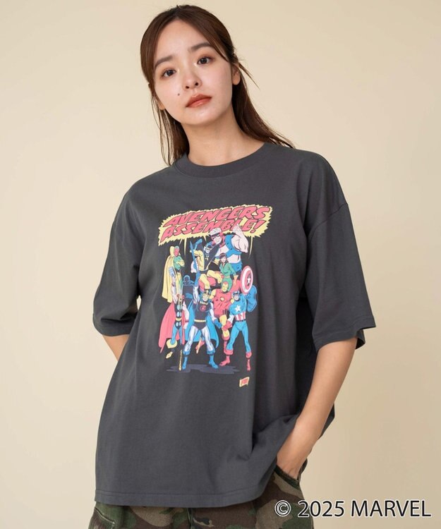 WEGO 【ユニセックス着用ITEM/SMLサイズ展開】MARVELグラフィックT（S） 柄4