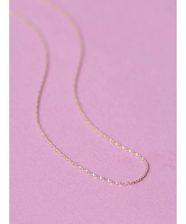 AMERICAN HOLIC ツイストチェーンロングネックレス Gold