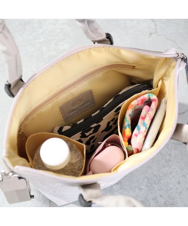 PELLE BORSA 2WAYミニトート Wrinkle リンクル 6523 ライトグレー