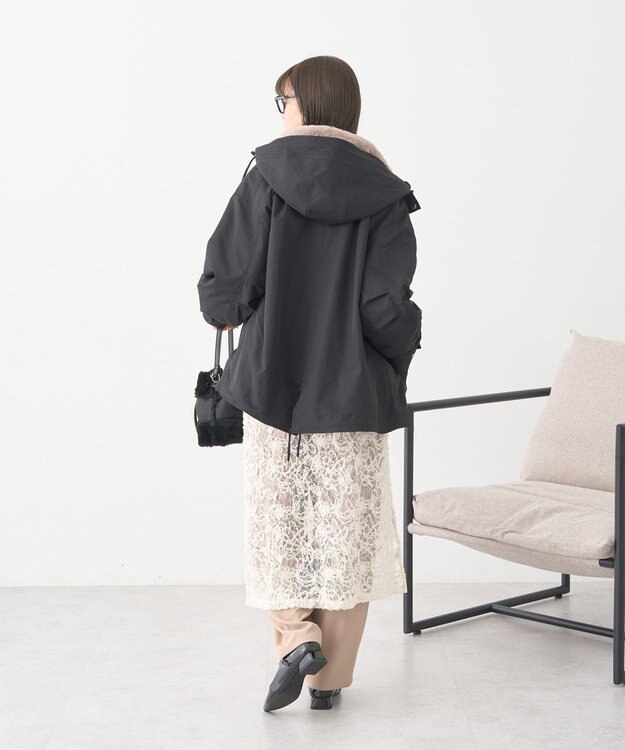 earth music&ecology マルチウェイマウンテンパーカー Black