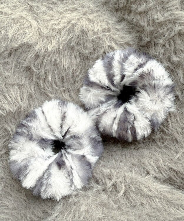 WEGO L2Pファーヘアゴム 柄2