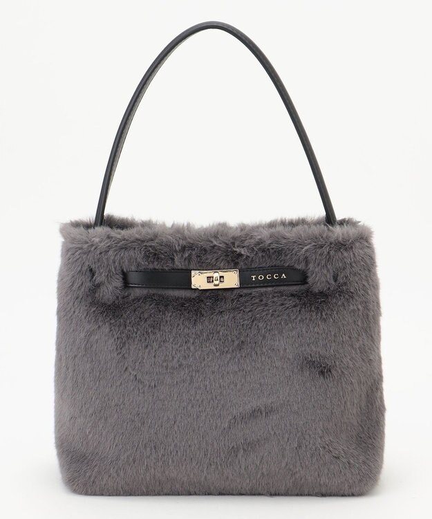 TOCCA LIASON FUR BAG ファーバッグ グレー系