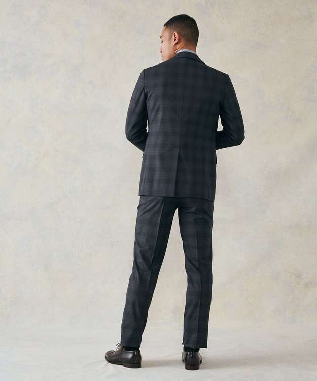 J.PRESS MEN 【ESSENTIAL CLOTHING】ミスティチェック スーツ グレー系4