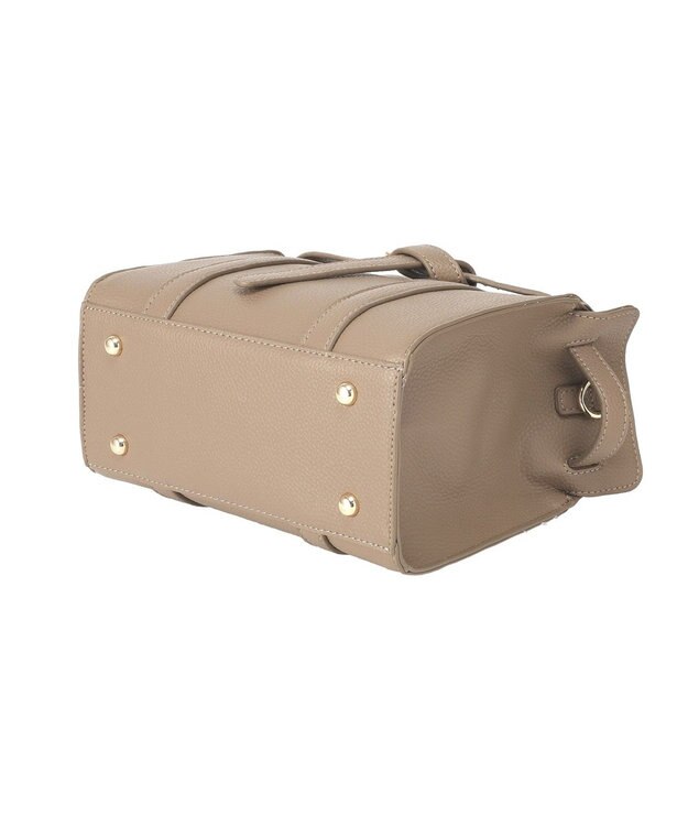 YECCA VECCA 2wayベルトデザインハンドバッグ Beige