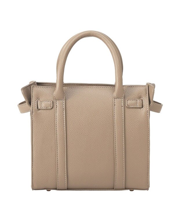 YECCA VECCA 2wayベルトデザインハンドバッグ Beige