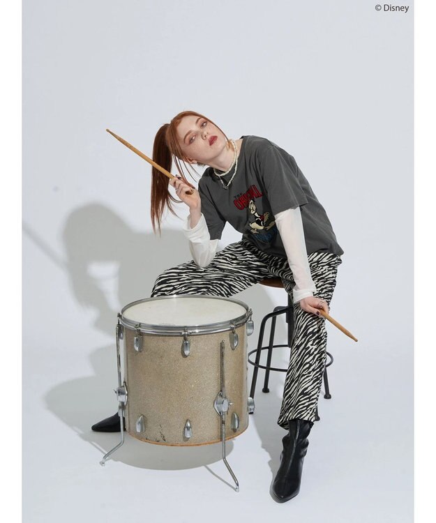 AMERICAN HOLIC フロッキーＰｔフェード加工Ｔ／Ｄｏｎａｌｄ Charcoal Gray