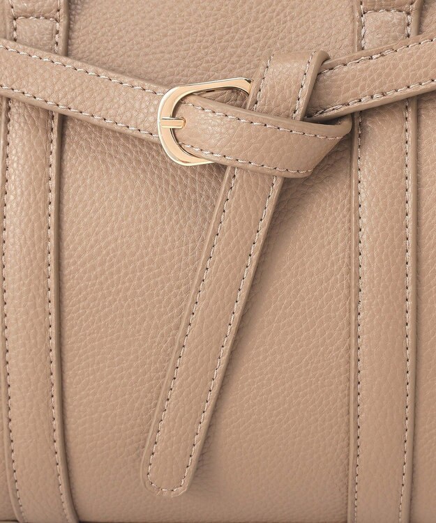 YECCA VECCA 2wayベルトデザインハンドバッグ Beige