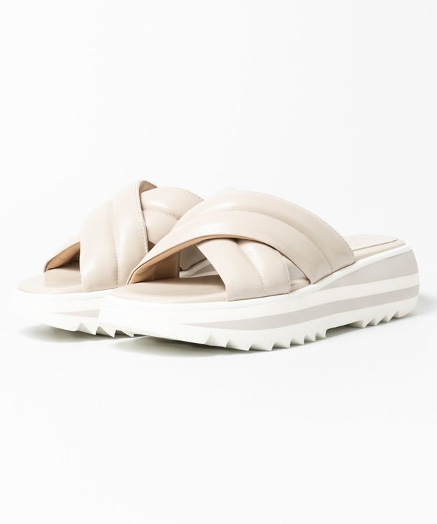 BONTRE 【LucaGrossi/ルカグロッシ】厚底パフィーサンダル グレー