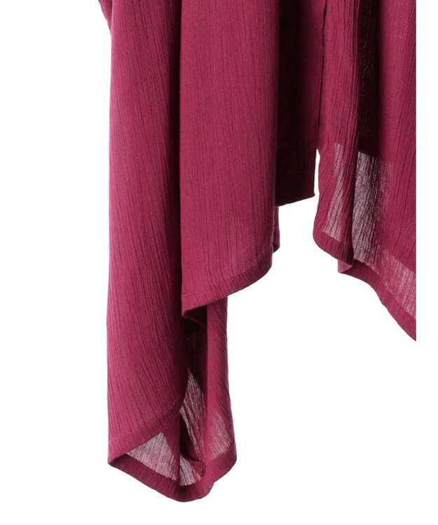 Green Parks Ｉ　レーヨンクレープチュニック Dark Pink