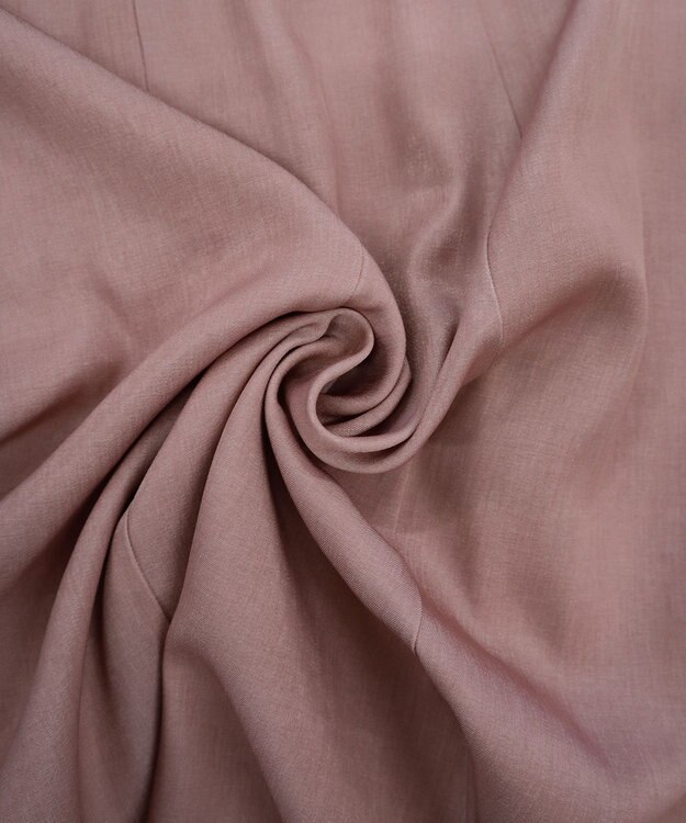 Tiaclasse L 【洗える】ナローフレアパフスリーブワンピース ピンク