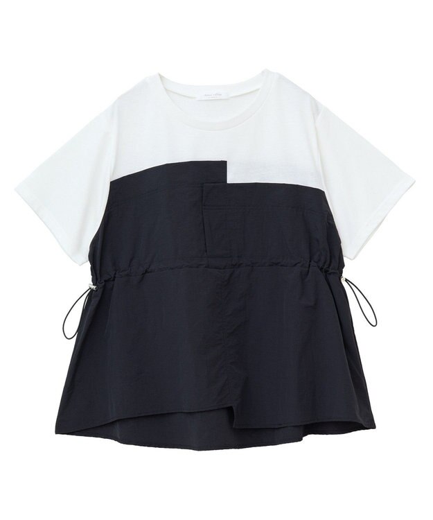 Green Parks ビスチェドッキングドロスト５分袖プルオーバー Khaki