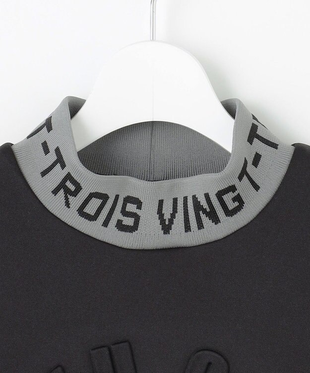 23区GOLF 【WOMEN】ストレッチ 裏フリース ストレッチ性抜群 優しい肌ざわり ブラック系